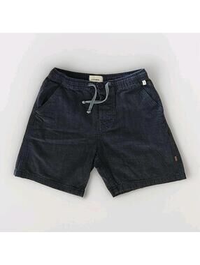 Critical Slide Cotton Linen Shorts Blue Men’s Size 30